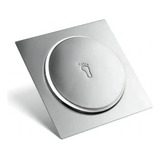 Ralo Click Inteligente Quadrado Inox Ralo 15x15 Espelhado
