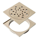 Ralo De Banheiro Com Fecho E Porta Grelha 4 Cores 10x10cm 