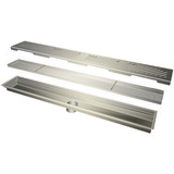 Ralo Inox Grelha Linear 100x15 C/