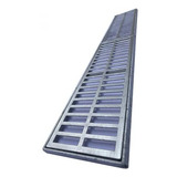 Ralo Linear 15x150cm Grelha Alumínio Coleta Água Pluvial 