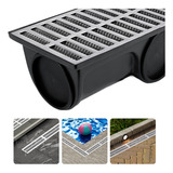 Ralo Linear 20x100 Grelha Alumínio Coletor Tela Anti Insetos