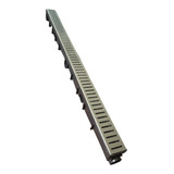Ralo Linear 6x100 Grelha Inox Coletor Preto Sifonado + Tela
