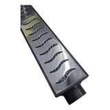 Ralo Linear 6x50 Sifonado Anti Inseto Com Grelha Inox Polido