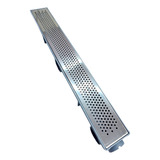 Ralo Linear 6x50cm Sifonado Grelha Aço Inox Anti Inseto 