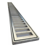 Ralo Linear Grelha Alumínio 10x100 Coleta Água Pluvial