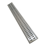 Ralo Linear Inox 304 Grelha 15x100 Com Aro E Tela 20 Peças