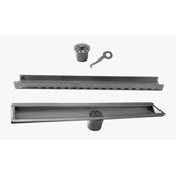 Ralo Linear Oculto Sifonado 50cm X 10cm Inox304