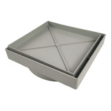 Ralo Oculto 15x15 Seca Piso Quadrado Porcelanato Moderno 