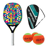 Raquete Beach Tennis Mormaii Enjoy Tênis De Praia + Brindes
