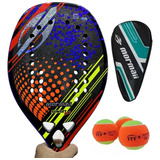 Raquete Beach Tennis Mormaii Sunset Pro Carbono Tênis Praia