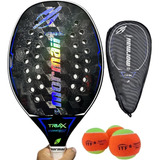 Raquete Beach Tennis Profissional Mormaii Triax Concept 24k