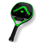 Raquete Beach Tennis Skagen Verde Carbono 3k Alma Genius