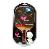 Raquete Caneta Japonesa + 2 Bolas Nitchugo-i Profissional