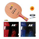 Raquete Classica Yinhe N11s+02 Borrachas Palio Ak47 Red/blue
