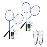 Raquete De Badminton C/ Raqueteira 4un