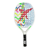 Raquete De Beach Tennis Drop Shot Nilo Red 2022 Cor Branco