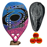 Raquete De Beach Tennis Vision Pro Strange 2024 Carbono 3k