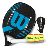 Raquete De Beach Tennis Wilson K Power Carbono 12k + Brindes
