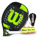 Raquete De Beach Tennis Wilson K Pro Carbono 12k + Brindes