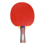 Raquete De Ping Pong Pista E Campo Equilíbrio Preta/vermelha