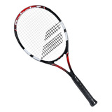 Raquete De Tênis Babolat Falcon 280g Preta Vermelha E Branca L2