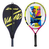 Raquete Tênis Infantil Babolat Nadal Jr Iniciante Com Capa