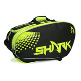 Raqueteira De Beach Tennis Shark X8 - Preta E Amarela