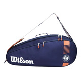 Raqueteira Roland Garros Team 3 Pack Wilson Azul