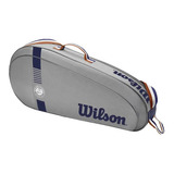 Raqueteira Roland Garros Team 3 Pack Wilson Edição Limitada Cor Cinza