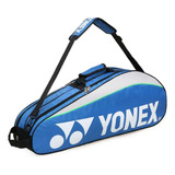 Raqueteira Tênis Yonex Team X3 Preta Para 3 Raquetes