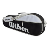 Raqueteira Wilson Advantage Pro Triple X3 Preta E Branca