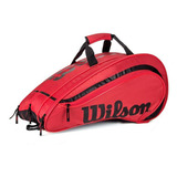 Raqueteira Wilson Rakpack Para Padel E Beach Tenni Cor Preto