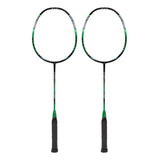 Raquetes De Badminton De Carbono, 2 Peças, Raquetes De Fibra