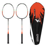 Raquetes De Badminton De Fibra De Carbono Para 2 Peças Ultra