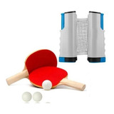 Raquetes Ping Pong Rede Retrátil Tênis Mesa Bolas Brinquedo