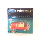 Rara Miniatura Fusca Conversível Metal Welly 1/60 - Novo