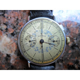 Raro Relógio Cronógrafo Antigo Landeron 39 Corda Manual