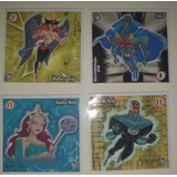 Raros 4 Adesivos Stamp Liga Da Justiça Elma Chips 2004