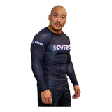 Rash Guard Jiu Jitsu Kvra Signal Manga Longa No Gi