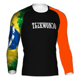 Rash Guard Taekwondo Faixa Laranja