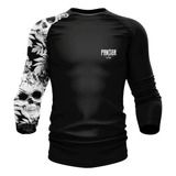 Rash Guard Treino Academia Jiu Jitsu Térmica - Caveira 1