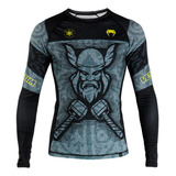 Rash Guard Venum Vicking 2 Preto