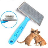 Rasqueadeira Pelo Cães Pet Aço Inoxidável Tamanho P Profissi