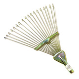 Rastelo Ajustável De Ferro Para Jardinagem 18 Dentes 49cm