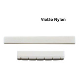 Rastilho E Pestana Osso 100% Natural Para Violão Aço E Nylon