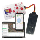 Rastreador Crx Nano Moto Carro Mini Relé Chip M2m App 