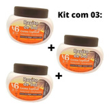 Rayito De Sol Creme Sapolan Bronzeador Fps6 280g Kit C/3