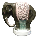 Rdf00105 - Luminária - Abajur - Elefante Porcelana Alema