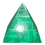 Rdf00194 - Peso De Papel Antigo - Piramide Em Malaquita