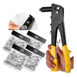 Rebitadeira Alicate Rebitador Manual + 100 Rebites Diversos